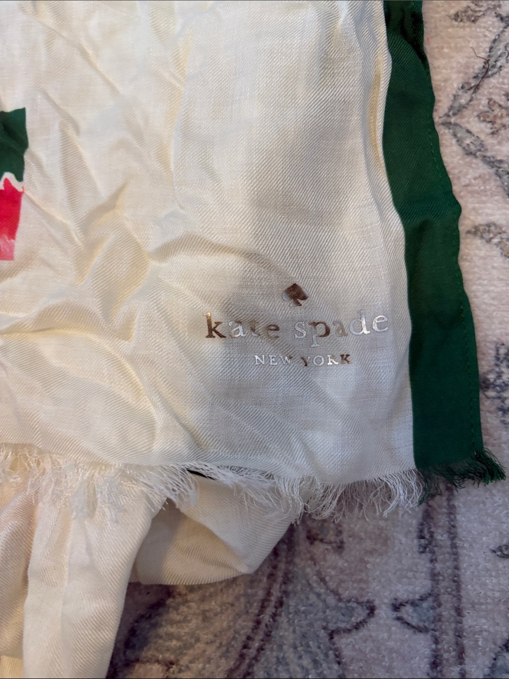 KATE SPADE NEW YORK ♠️ In Full Bloom ♠️  Scarf HTF! - Picture 2 of 6